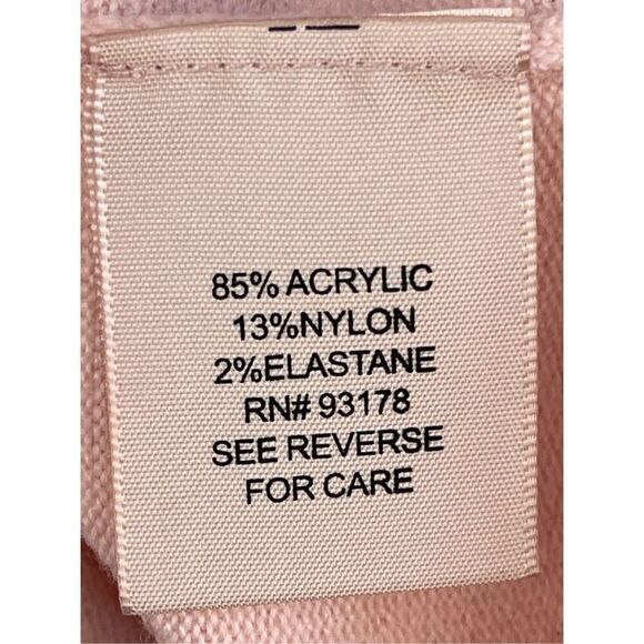 S4‎ VTG Philosophy Soft Baby Pink Cardigan Sweater - Picture 4 of 6